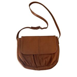 Vintage Levi’s Leather Boho Western Brown Shoulder crossbody Bag